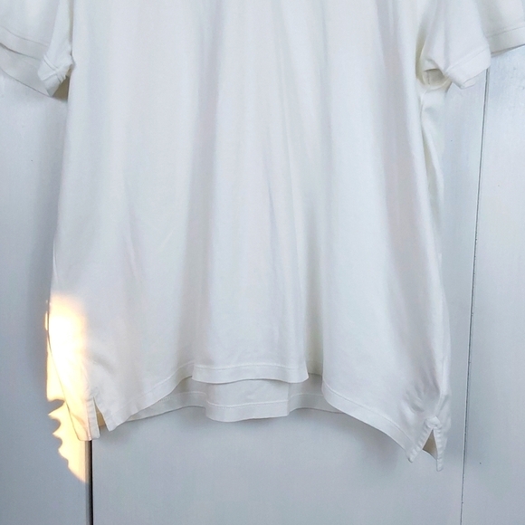 Calvin Klein White Liquid Touch Ultra Soft Mens White Polo CK Preppy Academia XL - Picture 5 of 11